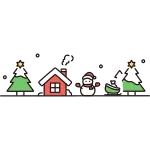 Christmas Cityscape SVG Icon
